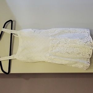 Abercrombie & Fitch white romper